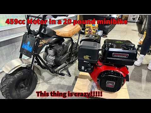 Putting a 459cc Predator Motor in a Minibike