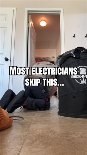 Cleanup matters. A lot of people focus on the install — but how you leave a job site says just as much. This job site trash can from @Rack-A-Tiers has been part of our setup since it came out and gets used on every install. It folds flat, fits perfectly in the van, and holds way more debris than you’d expect. 🔗 Link in bio 💥 Use code ILLECTRIC10 for 10% off Clean work. Clean finish. #illectricinc #tools #electriciansoftiktok #electricalhacks #electrical