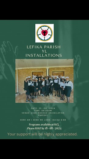 Isaiah 6verse 8 :: “ Here I Am Send Me Lord “Proudly Lutheran.❤️🙏🏽#lutheran #fyp #elcsayl #lutheranchurch #fypシ゚viral #lefikaparish