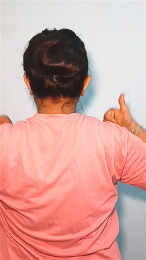 Design perfect Voluminous Bun without hairtie= Perfect Hair Bun 💖 #hairstyle #shots