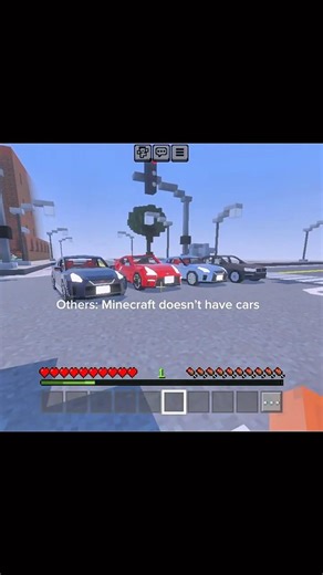 Minecraft had cars 🏎️ #minecraftshorts #minecraftmods #minecraft