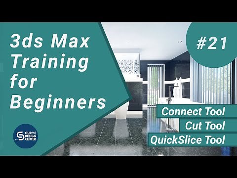 Connect, Cut and QuickSlice Tool | 3ds Max Training for Beginners