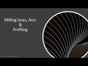 Milling Lines, Arcs, & Profiling using G-codes( Easy)