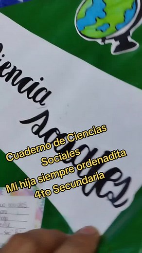 Cuaderno de Ciencias Sociales #sociales #teacherluismatematica