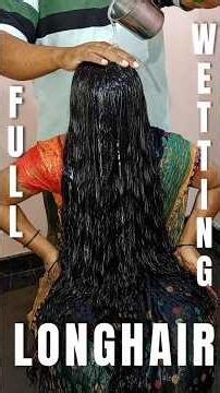 Wet Hair Styles For Long Hair | Wet Look Hair Style For Women #shots