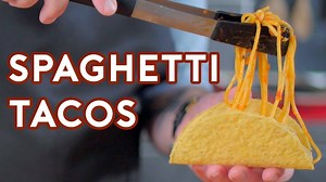 676K views · 5.6K reactions | BwB turns 3 this weekend, so it seemed only fitting to take a crack at one of longest and most hotly-requested dishes in the show's history: spaghetti tacos. I was always hesitant to try, as double-carbing gives me the heebie-jeebies, but I think we've got a satisfying conclusion to man's lifelong journey of incorporating pasta in tacos. | Babish Culinary Universe | Facebook