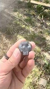 Forging a small skull #blacksmithing #blacksmith #forging #forgedfromiron #medieval