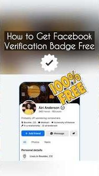 How to Get Facebook Verified Badge for FREE in 2026 ✅ New Facebook Verification #FacebookVerified