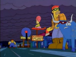 Treehouse of Horror '95: Attack of The 50-Foot Eyesores (aka Get Into The Cold)