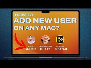 How to Add a New User Account on Mac? (Latest Method) ✅✅ Add New User Account on Any Mac (2025)