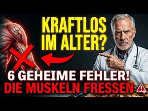 Weakness in old age? 6 mistakes that are secretly eating away at your muscles