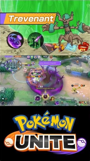 Trevenant 1HP ⛑️ | INMORTAL 🪾 | #pokemon #pokemonunite #trevenant
