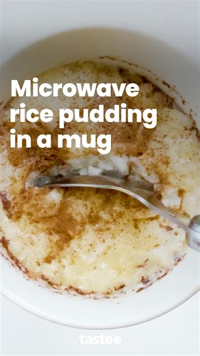 601K views · 1.6K reactions | You’ve probably heard of microwave mug cakes, but have you heard of microwave rice puddings? We've created the creamy, comforting dish without even turning on the stove (and it’s ready in mere minutes!). 勞 Get the recipe here! https://www.taste.com.au/recipes/microwave-rice-pudding-mug-recipe/07ns3wp8 | Taste.com.au | Facebook