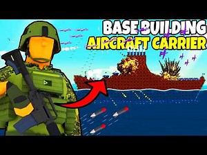 I built a Deadly FLOATING FORTRESS in this BASE BUILDING Simulator! - FORTS