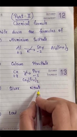 Write chemical formulas #in #chemistry