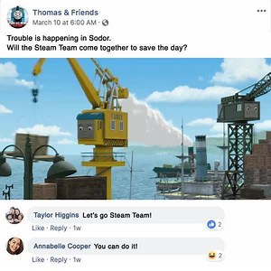 18K views · 479 reactions | Exciting news! Thomas & Friends: Steam Team to the Rescue special is premiering this Sunday, March 15th on Netflix! | Thomas & Friends | Facebook