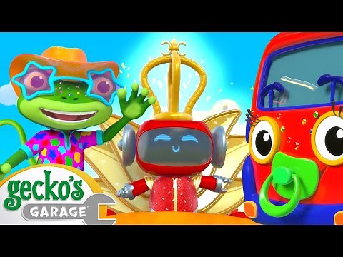 Rainbow Truck Parade Fun｜Gecko's Garage｜Funny Cartoon For Kids｜Learning Videos For Toddlers
