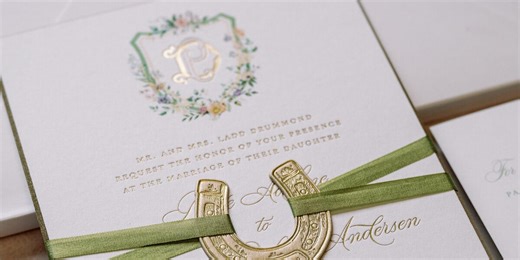 Paige Drummond's Wedding Invitations Had the Cutest Cowgirl Details