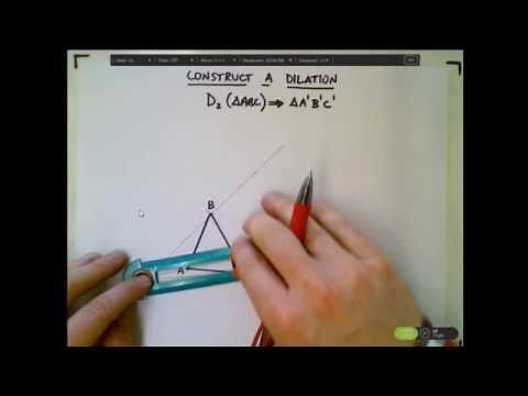 Dilation Given Pre Image and Center of Dilation