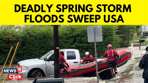 6.1K views · 44 reactions | Deadly US Tornadoes and Floods Cause 16 Tragic Deaths – 5 States Hit by Worst Spring Storms in Years Source: Reuters #UnitedStates #Floods #SpringStorms | News18 | Facebook
