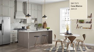 12K views · 175 reactions | Cool kitchen, warm colors. Who else has used our Color of the Month, Casa Blanca SW 7571? ✋ bit.ly/2lfXauJ | Sherwin-Williams | Facebook