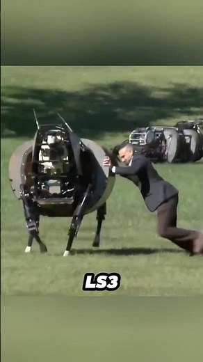 The Military Robot That Walks Like a Real Animal - BigDog LS3 #shorts #facts #funfacts