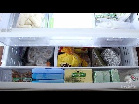 Freezer Organization: Bottom Drawer