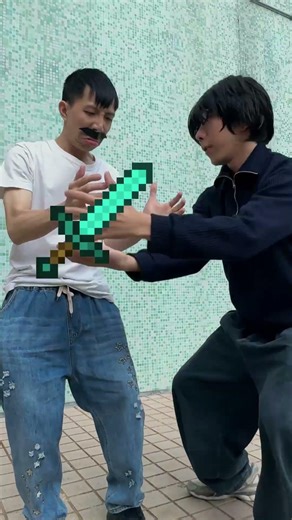 When monsters from Minecraft appear in real life #shorts