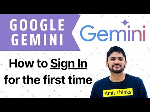 How to sign in Gemini for the first time | Gemini Tutorial for Beginners | Amit Thinks
