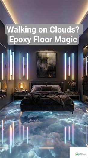 This Bedroom Floor Transformation Is Insane #epoxy #luxury #makeover