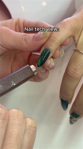 POV: Your nail tech is just working…but you see a whole magician 😭✨