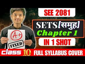 Class 10 sets unit-1 | compulsory Mathematics | with C. math most important model Questions 2081