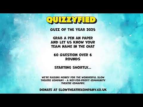 Quiz of the year 2025!