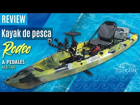 Kayak de pesca Rodeo (Pedalera de aletas)