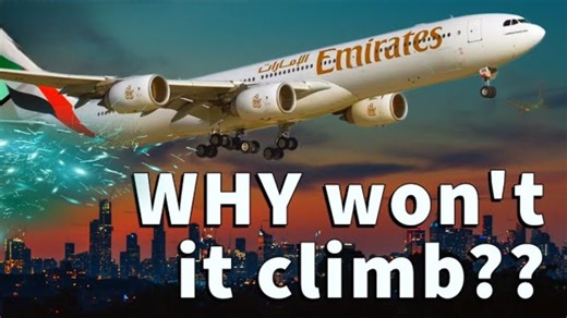 Running out of runway! Emirates Flight 407