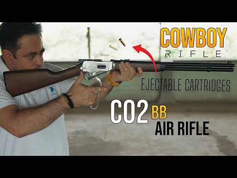 Cowboy Rifle with Lever Action - This is BB Air Gun (no lisense required)