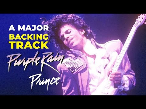 Purple Rain A Major Guitar Backing Track - Prince | Ballad Backing Track