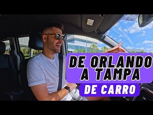 What is it like to travel from Orlando to Tampa by car?