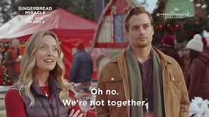 Maya (Merritt Patterson) agrees to help old friend Alex (Jon Ecker) at his uncle's Mexican bakery—will romance sweeten the deal? Find out tonight at 8/7c in the all new "Gingerbread Miracle"! | Hallmark Channel's Countdown To Christmas