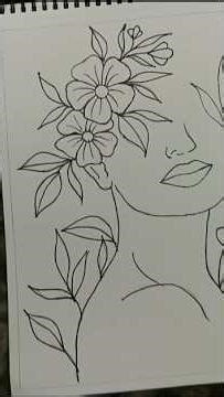 A beautiful line art #art #drawing #creative