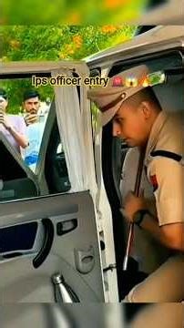 ips officer entry 1m subscribe 😱🚨🔥|| #trending #upsc #ias #ips #shorts #viral #video