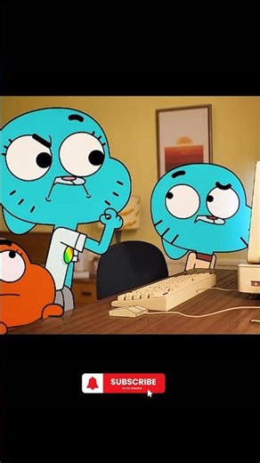 🤔How to use a Computer #gumball #shorts