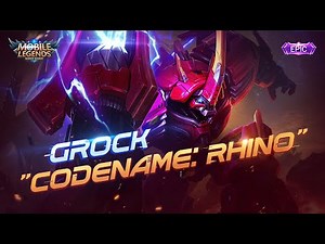 Grock New Skin | Codename: Rhino | Mobile Legends: Bang Bang