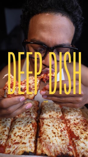 LITTLE CAESERS DEEP DISH ASMR MUKBANG @Little Caesars #mukbang #littlecaesars #deepdish #asmrmukbang #fyp