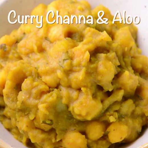 Curry Channa & Aloo (Chickpeas & Potato) Recipe