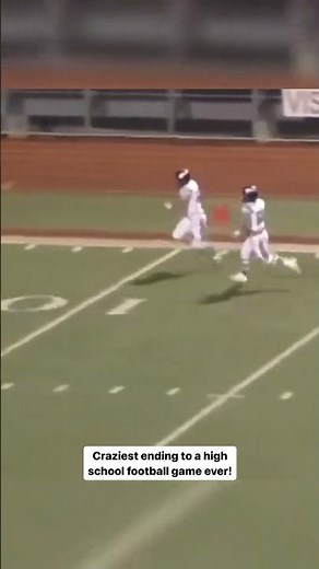 Never celebrate too early 😲 (via @hudl/IG) #shorts