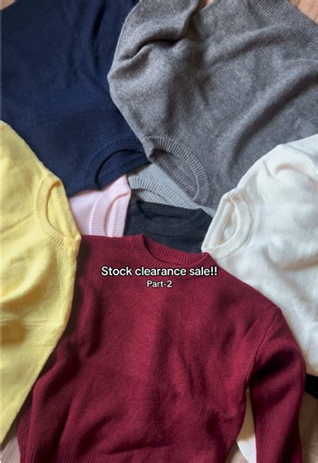 Winter stock clearance sale is here ❄️ Grab your favorite sweaters before they’re gone. Limited stock available! #stockclearance #wintersale #winterclearance #winterfashion #goglammy