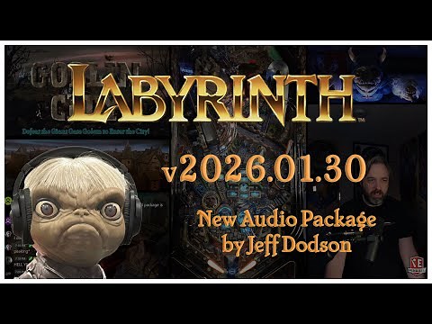 Labyrinth Pinball v2026.01.30 Gameplay Stream | Barrels of Fun | New Audio Package!