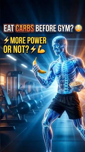 Eat Carbs Before Gym? Watch This! 🔥