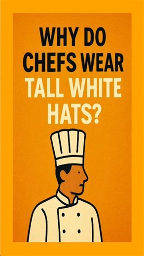 Why Do Chefs Wear Tall White Hats? 🍳 The Toque Explained | #Shorts